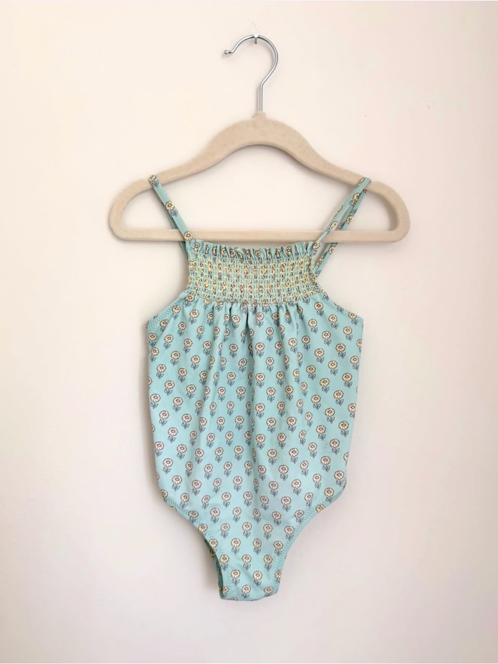 Zara Smocked One-Piece Swimsuit (Size 2-3)
